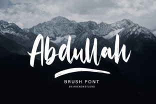 Abdullah Font: Organic Script for Authentic Branding