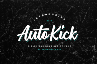 Auto Kick: A Script Font for Bold and Charming Branding