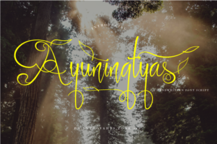 Ayuningtyas Font: Elevating Brand Identity with Elegant Script