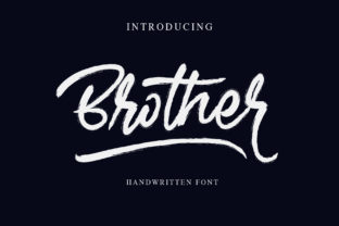 Brother Font: A Handwritten Typeface for Editorial Design