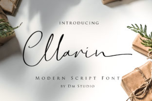 Cllarin Font: A Relaxed Script for Editorial Design