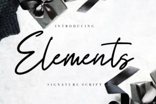Elements Font Review: Bold Script for Web Design