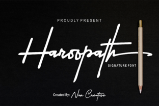 Haroopath Font: A Natural Script for Editorial Design