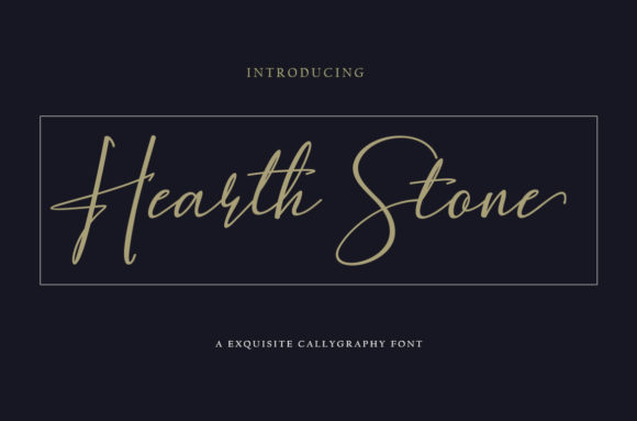 Hearth Stone Font: Elevating Small Business Branding