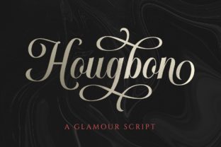 Hougbon: A Script Amp Font for Elegant Branding