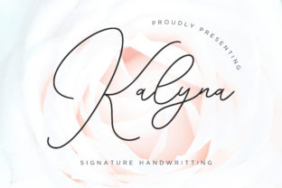 Kalyna Font: A Handwritten Typeface for Editorial Design