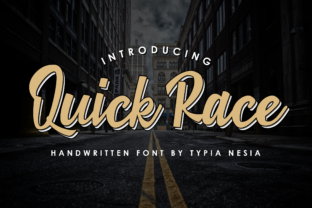 Quick Race Font: Adding Nostalgic Charm to Branding