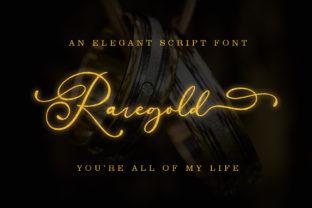 Raregold: A Playful Handwritten Font for Creative Projects
