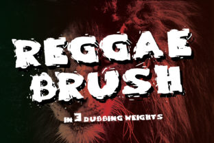 Reggae Brush Font: Adding Organic Texture to Web Design