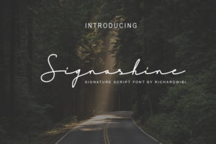 Signashine Font Review for Web Design