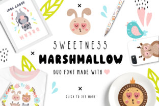 Sweetness Marshmallow Duo Font for Editorial Design