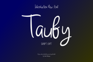 Taufy Font: Elevating Brand Identity with Elegant Script