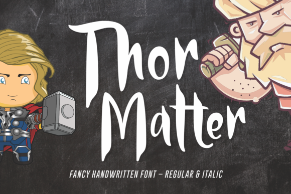Thor Matter Font: A Display Typeface for Campaigns