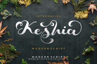 Transform Your Brand with Keshia: A Charming Script Font