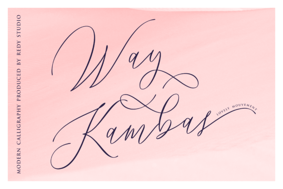 Way Kambas Font Review: Modern Calligraphy for Branding