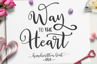 Way to the Heart Duo Font for Editorial Design